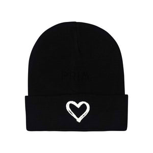 ZUBII CHAIN HEART CUFF BEANIE