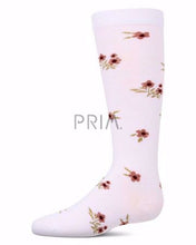 Load image into Gallery viewer, MEMOI BLISSFUL BLOOM KNEE SOCK
