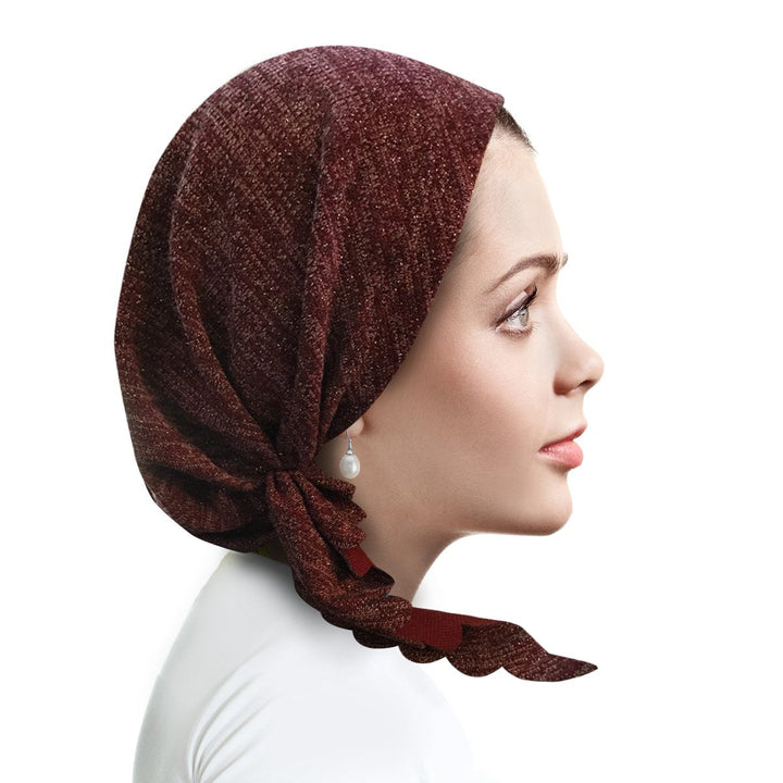 pretied knitted lurex