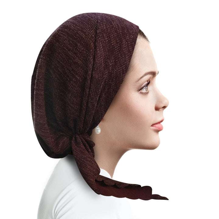 pretied knitted lurex