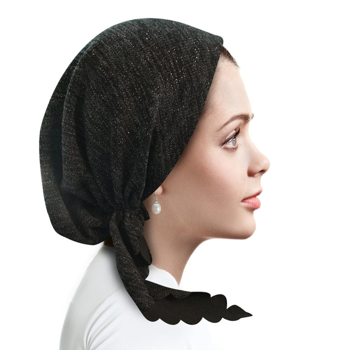 pretied knitted lurex