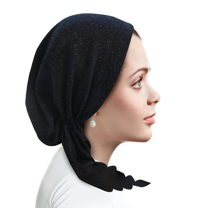 pretied knitted lurex