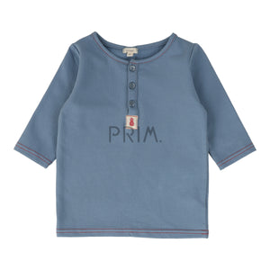 LIL LEGS GIRLS HENLEY TEE 3/4 SLEEVE