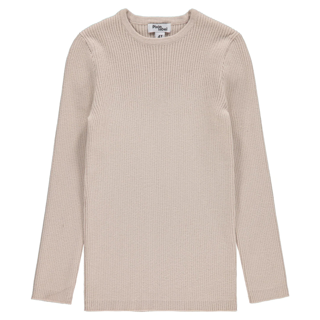 top knit crew neck