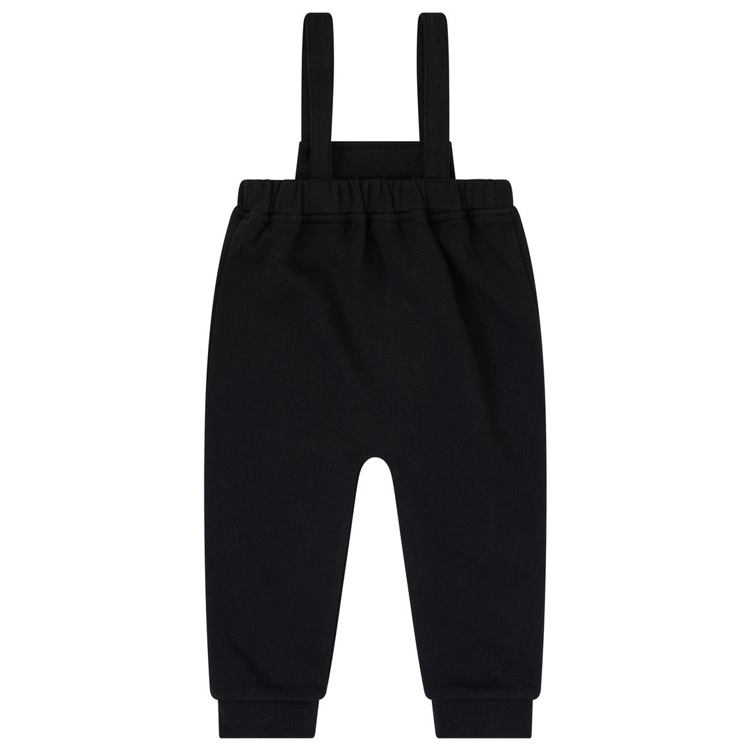 set outfit printed mockneck and overalls