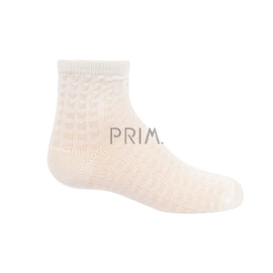 ZUBII WEAVE TEXTURE ANKLE SOCK