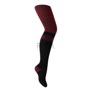 ZUBII BOW SPORT/STRIPE BOW TIGHTS