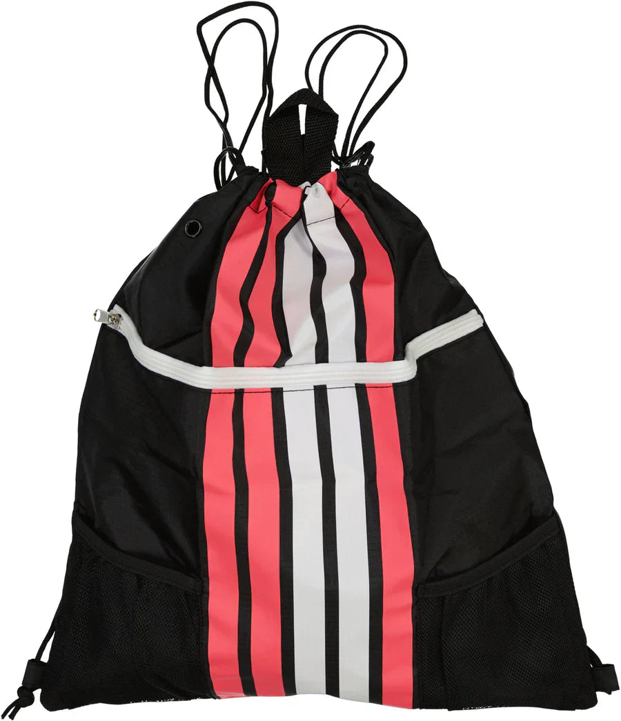 swim bag drawstring striped