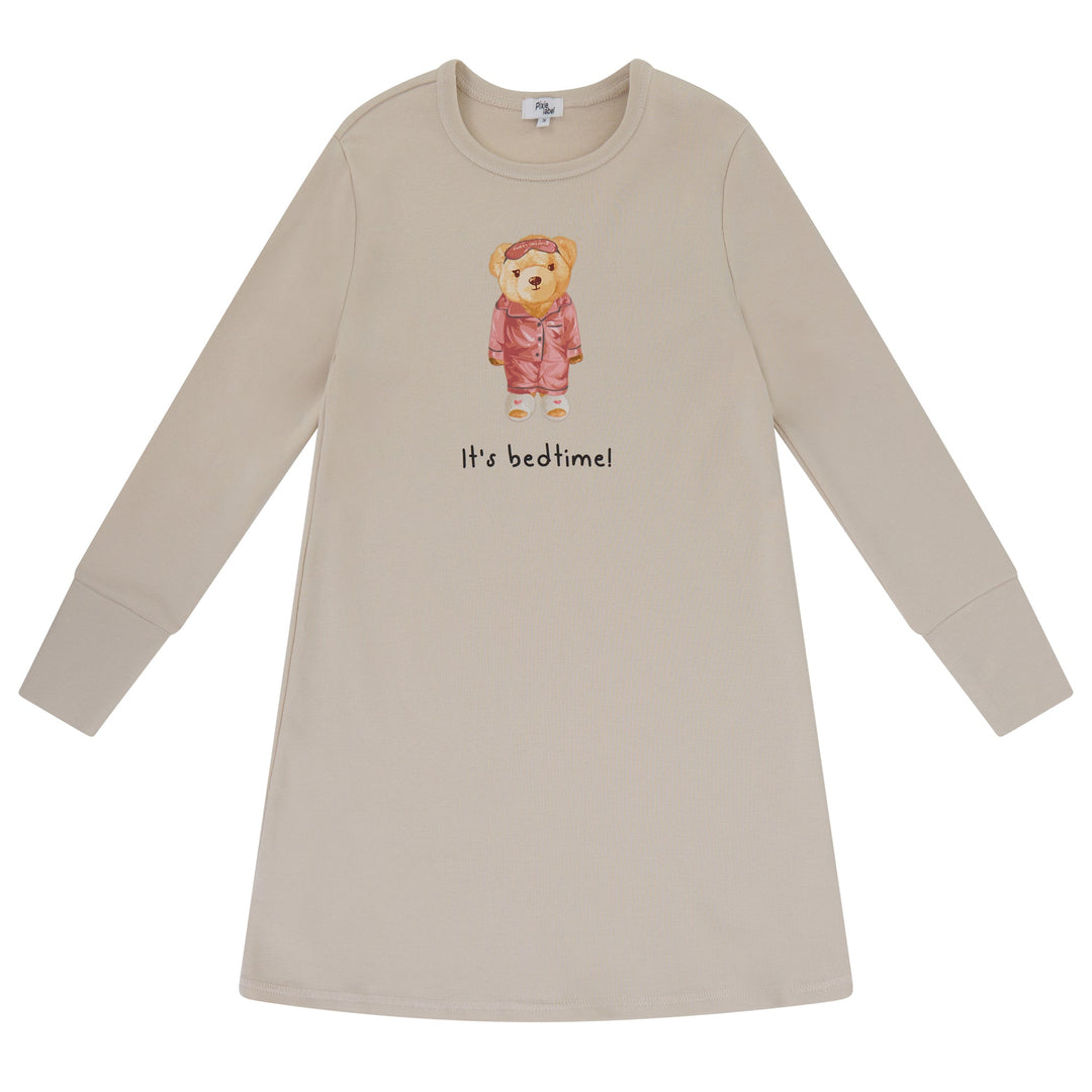 pajamas sleepy teddy tunic set