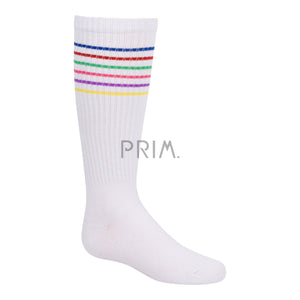 ZUBII THIN COLORFUL STRIPES KNEE