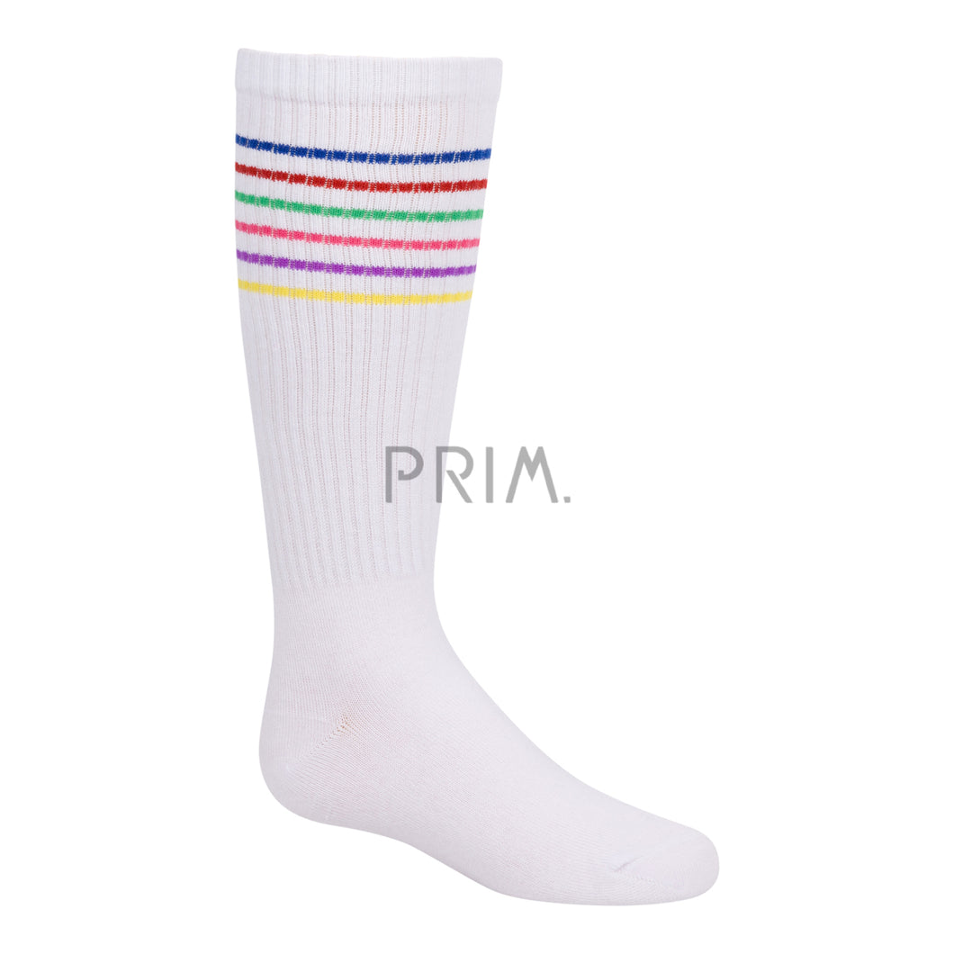 ZUBII THIN COLORFUL STRIPES KNEE