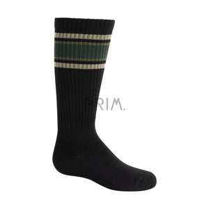 ZUBII COLORBLOCK SPORT STRIPE KNEE SOCK