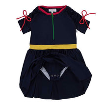 Load image into Gallery viewer, MISS MINI NEON SWIM DRESS WITH SNAPS
