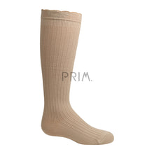 Load image into Gallery viewer, ZUBII TEXTURED RUFFLE KNEE SOCK
