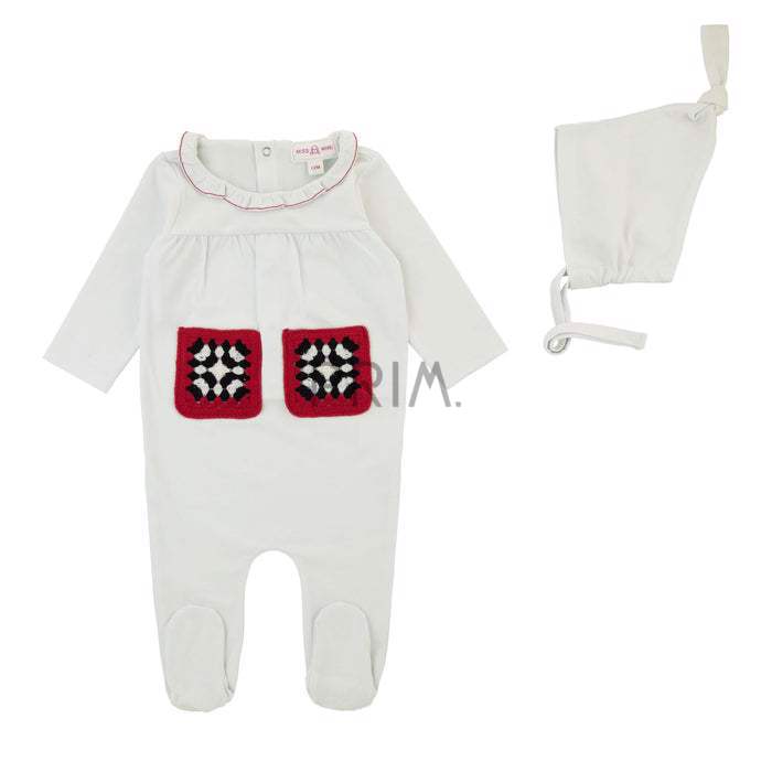 MISS MINI PATCH SHABBOS ROMPER GIRLS