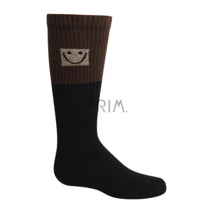 ZUBII SMILEY SQUARE KNEE SOCK