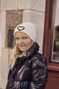 ZUBII CHAIN HEART CUFF BEANIE