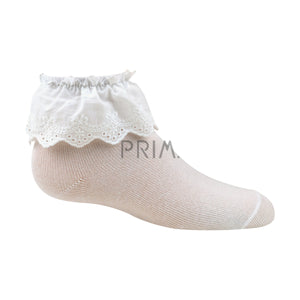 ZUBII EYELET RUFFLE ANKLE