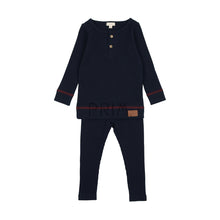 Load image into Gallery viewer, LIL LEGS HENLEY RIBBED SET
