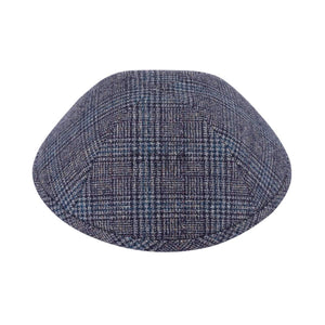 IKIPPAH NAVY & GREY SQUARE PLAID