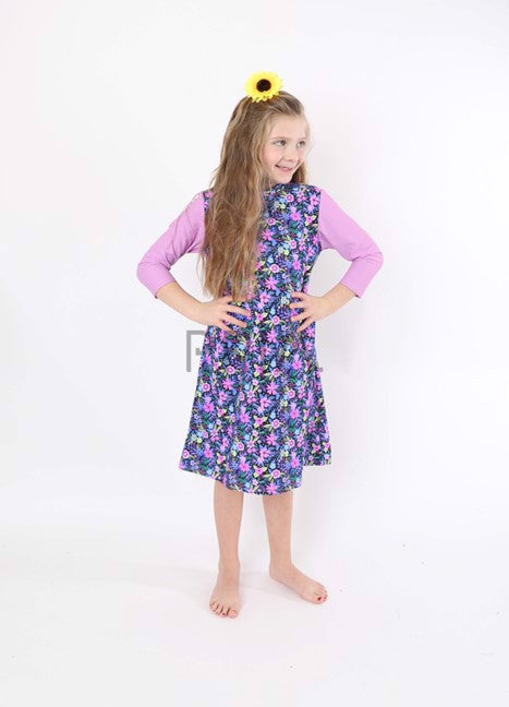 GIRLS PRINTED SWIMDRESS