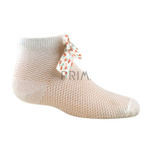 Load image into Gallery viewer, ZUBII FISHNET WITH FLORAL BOW ANKLE
