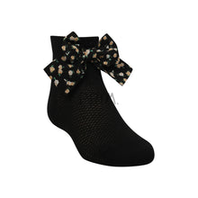 Load image into Gallery viewer, ZUBII FISHNET WITH FLORAL BOW ANKLE
