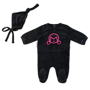 MISS MINI LOGO FACE ROMPER PINK