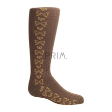 Load image into Gallery viewer, ZUBII TEXTURED HEART/BOW KNEE SOCK
