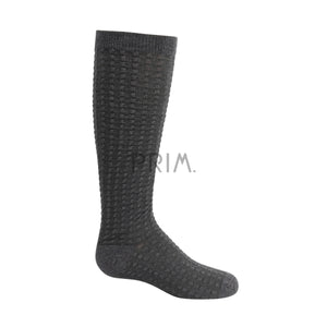 ZUBII WEAVE TEXTURE KNEE SOCK