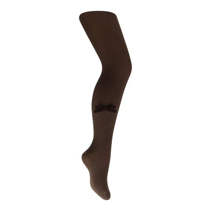 tights cotton modal classic velvet bow