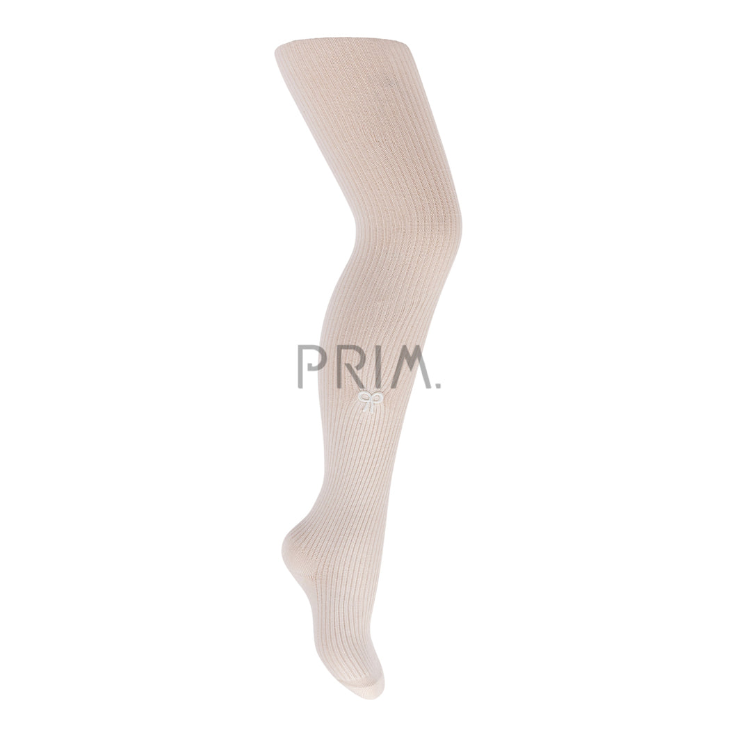 ZUBII EMBROIDERED BOW TIGHTS