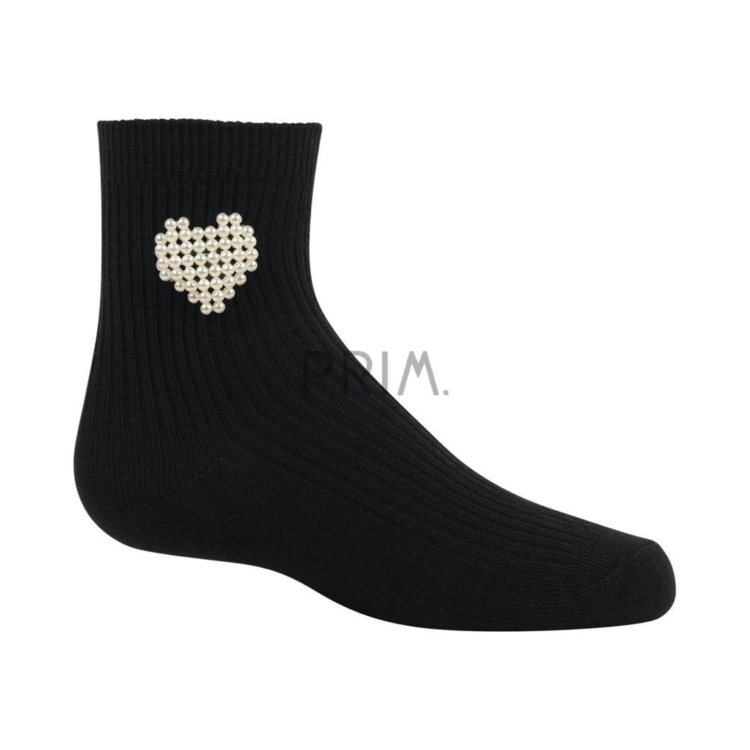 ZUBII PEARL HEART ANKLE