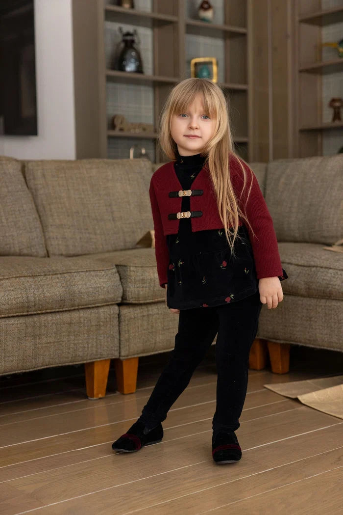 set outfit embroidered duo