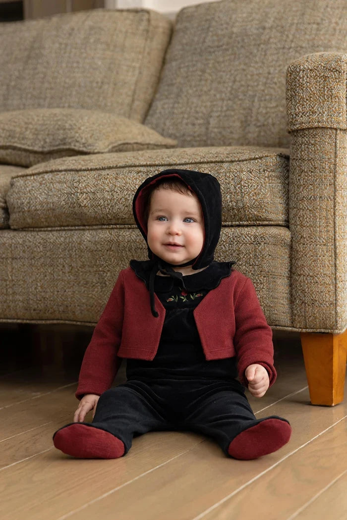 footie embroidered duo with bonnet
