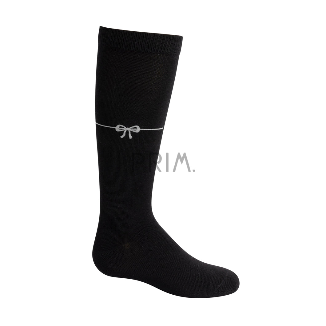 ZUBII SUEDE BOW KNEE SOCK