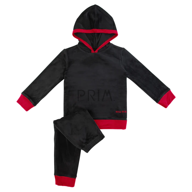 MISS MINI HOODIE PJS RED