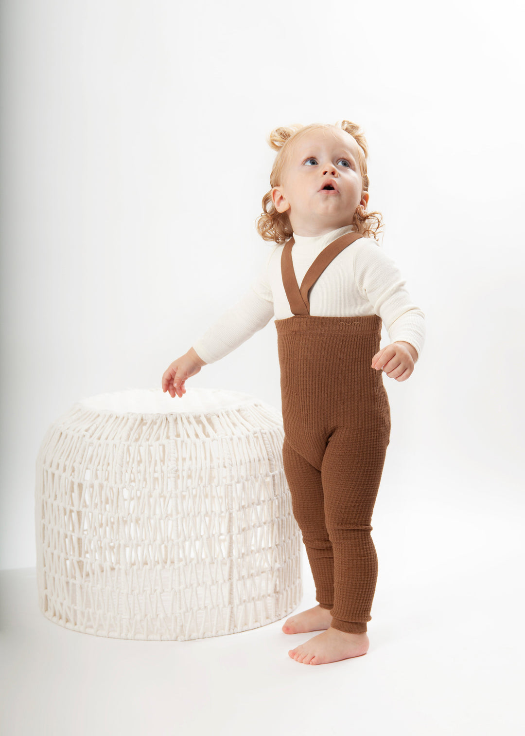 overall tights waffle long