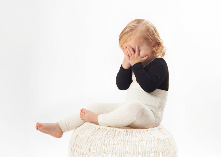 overall tights waffle long