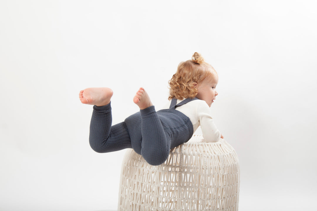 overall tights waffle long