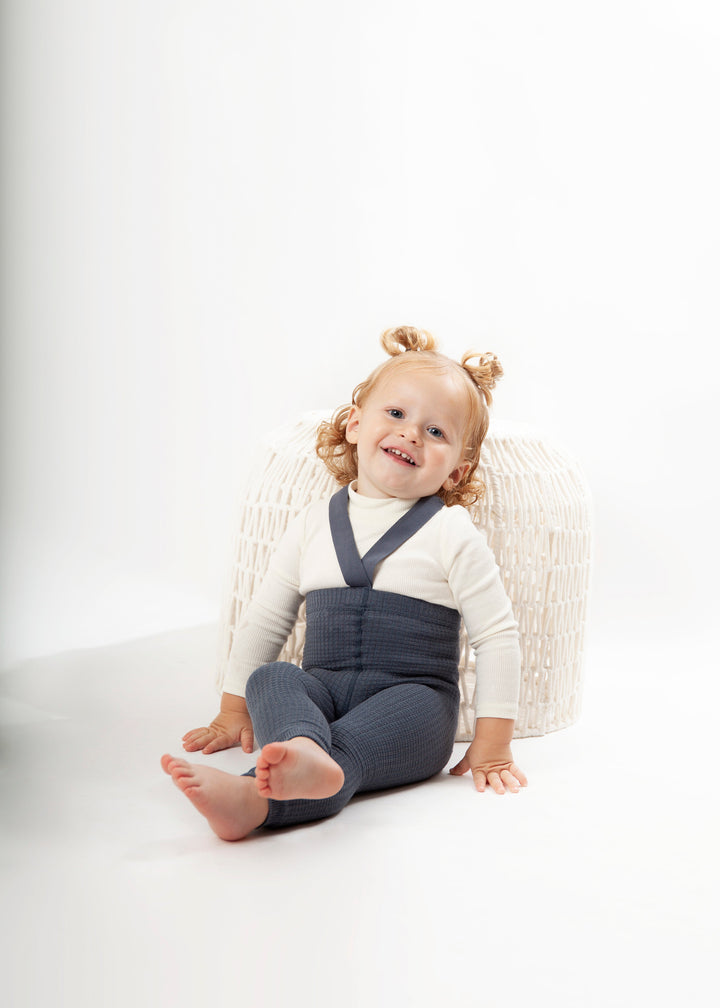 overall tights waffle long