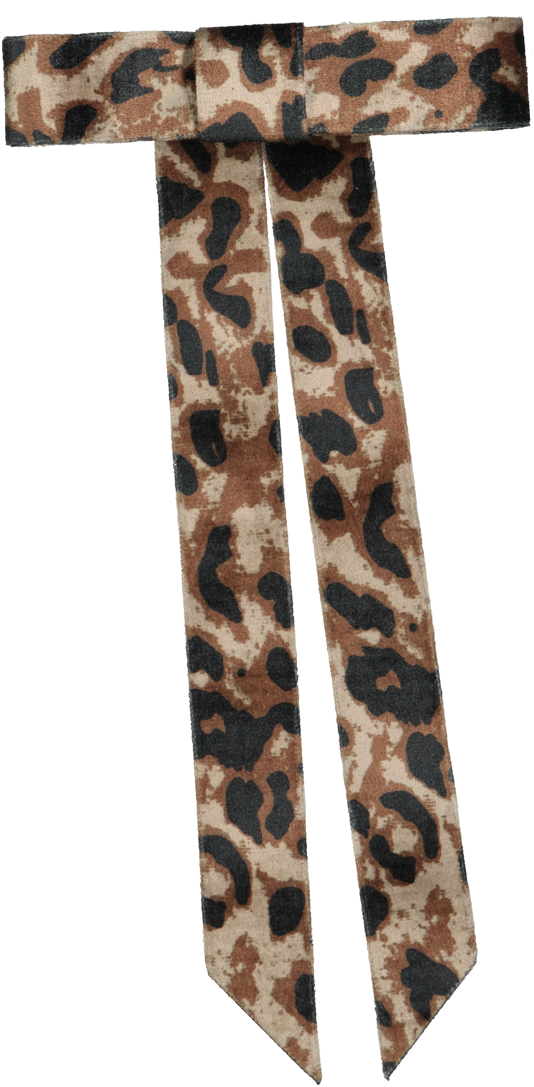 clip velvet leopard printed