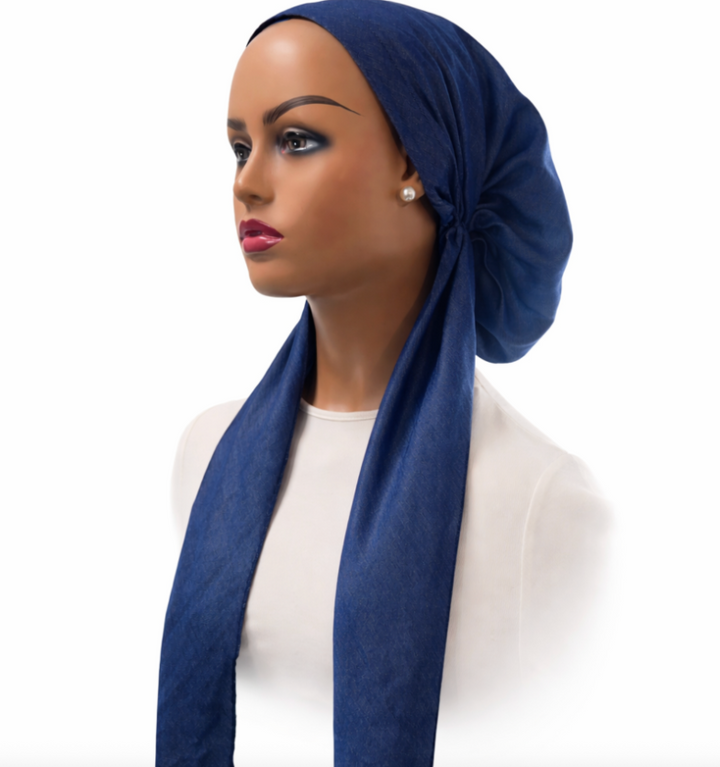 headscarf open tonebound solid