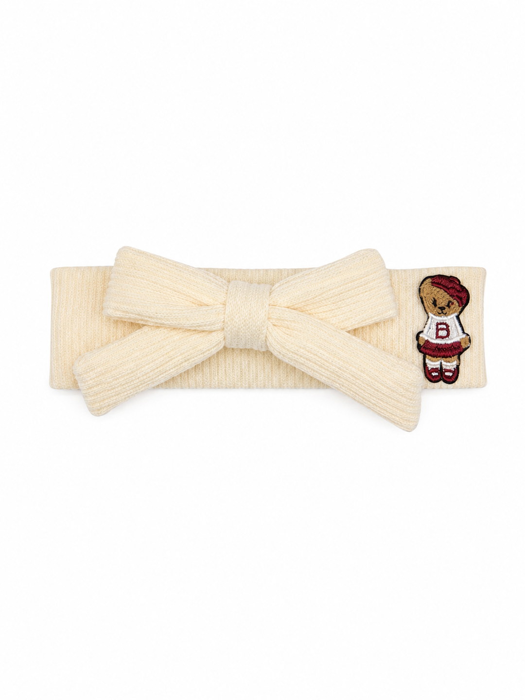 baby band teddy knits bow