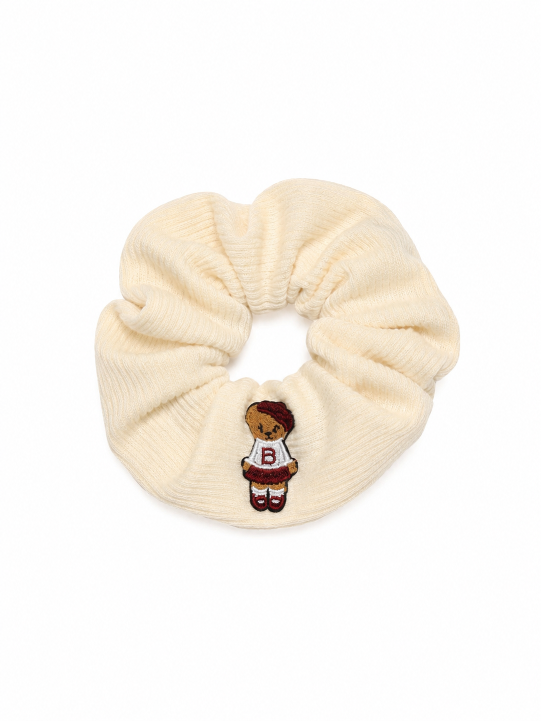 pony scrunchie teddy knits