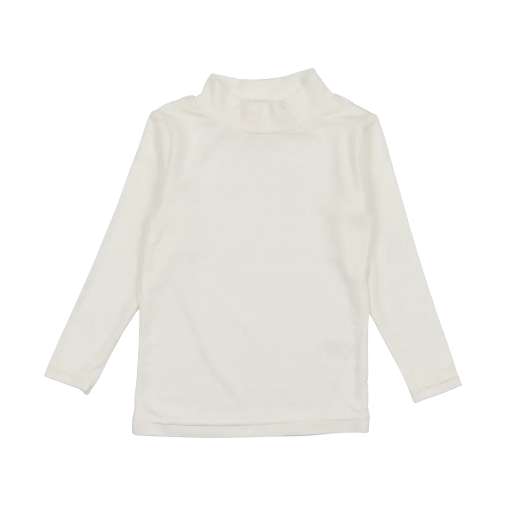 top l/s bamboo mockneck