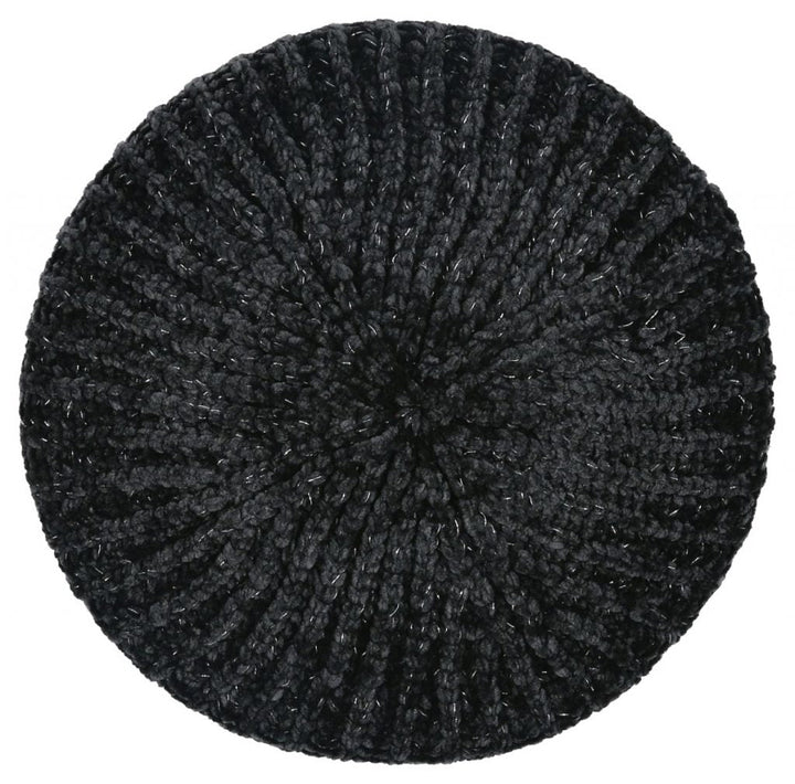 snood ribbed velvet lurex