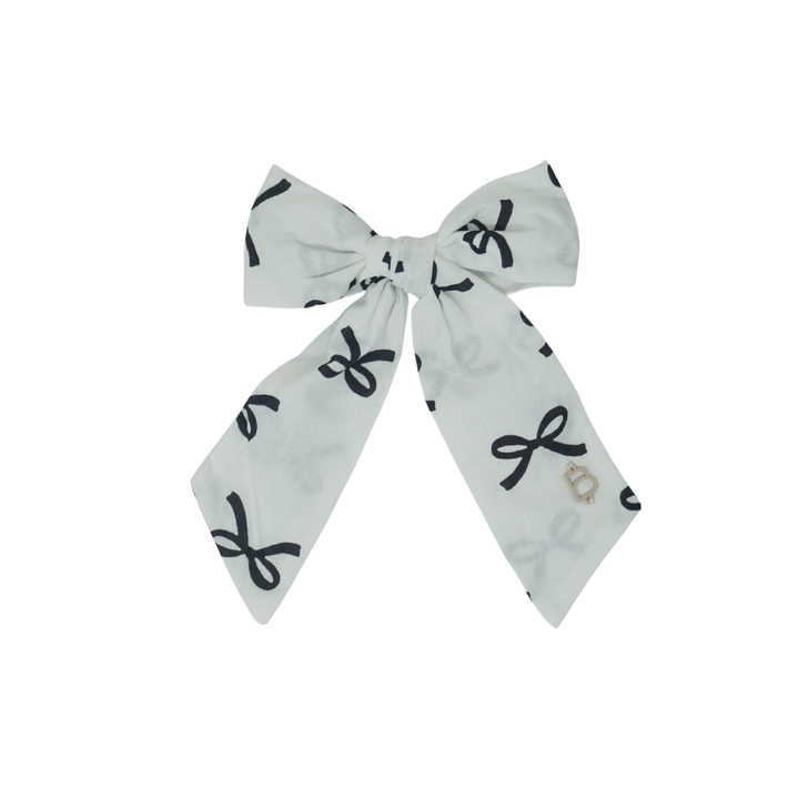 clip printed bows bow