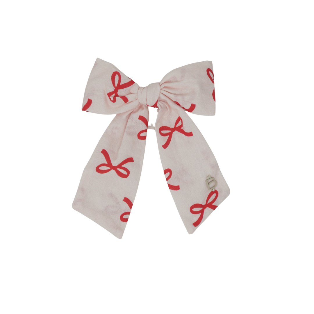 clip printed bows bow