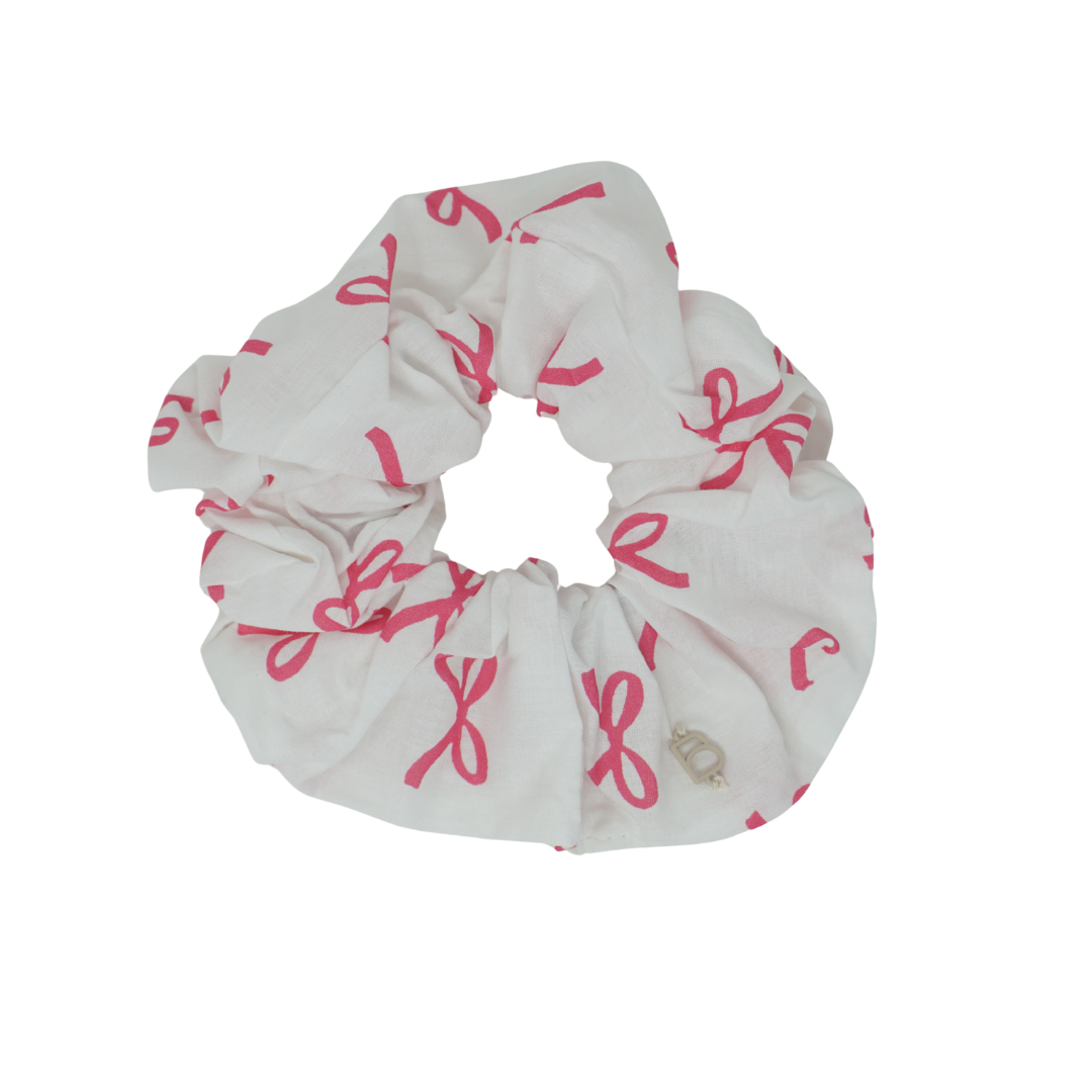 pony scrunchie printed bows bow